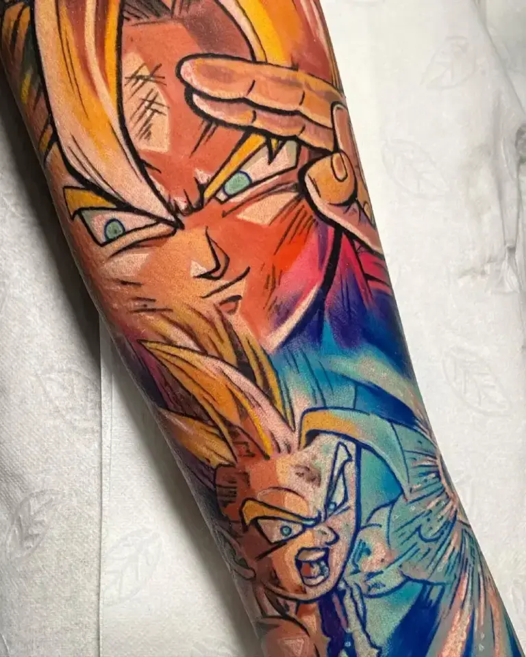 tatuaz-anime-wzor